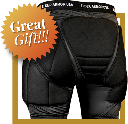 Elder Armor USA Senior Pads Protection, Great Gift for elderly. hip protection pads